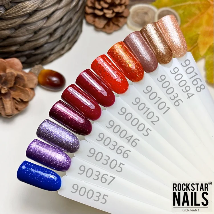 3in1 UV Nagellack - Hema frei - 90366 - glitter beeren lila