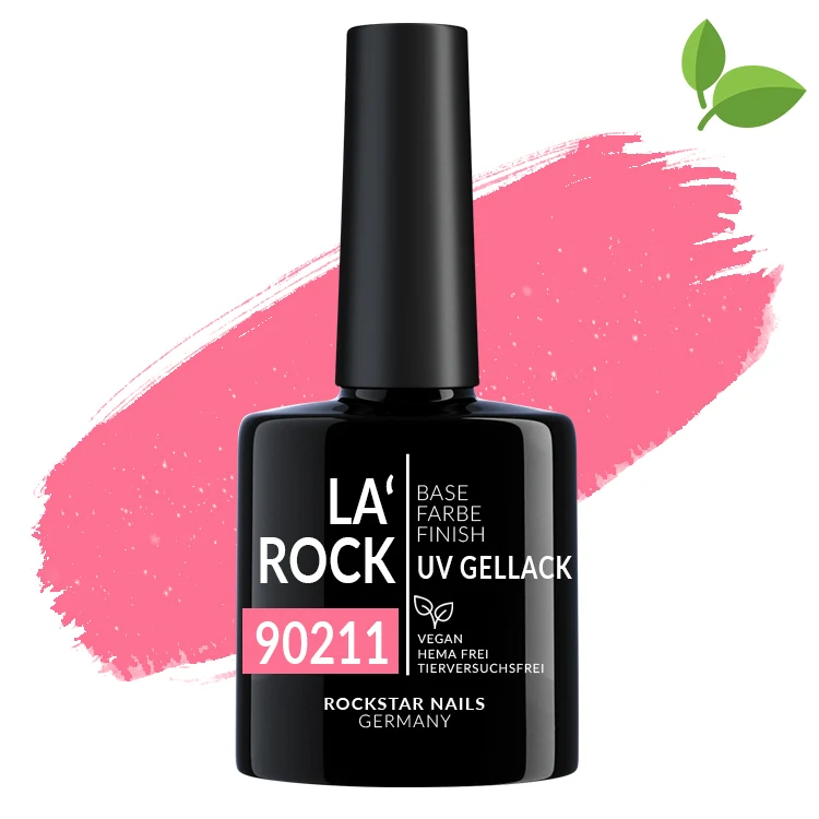 3in1 UV Nagellack - Hema frei - 90211 - glimmer pink – Rosa