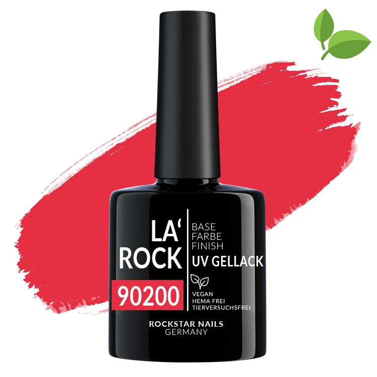 3in1 UV Nagellack - Hema frei - 90200 - wassermelonen rot