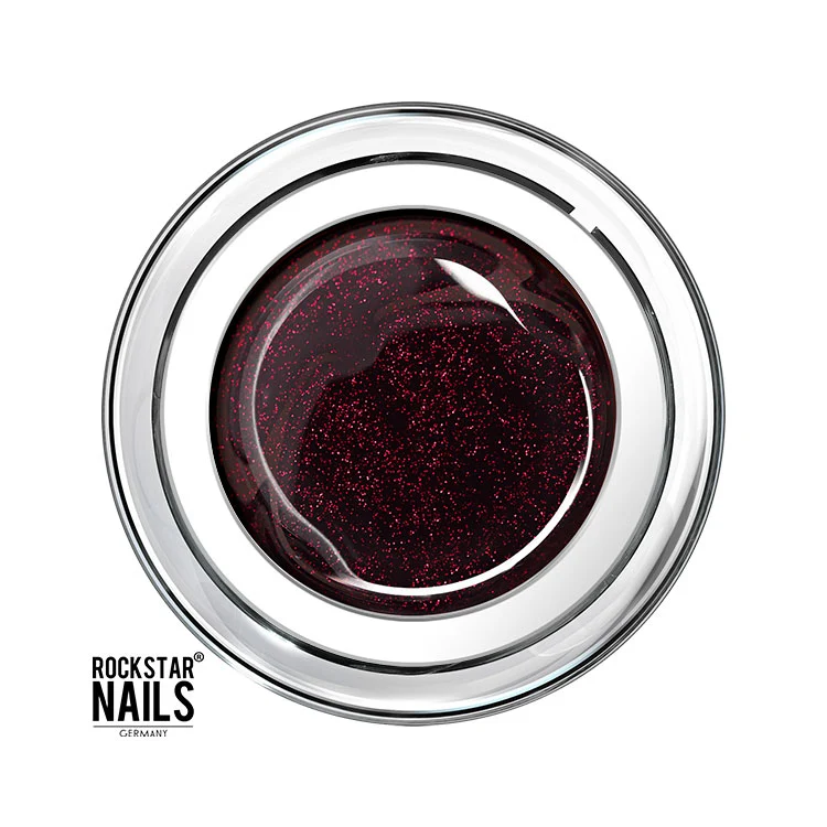 UV / LED Color Gel - glimmer wein rot dunkel - Art.80273
