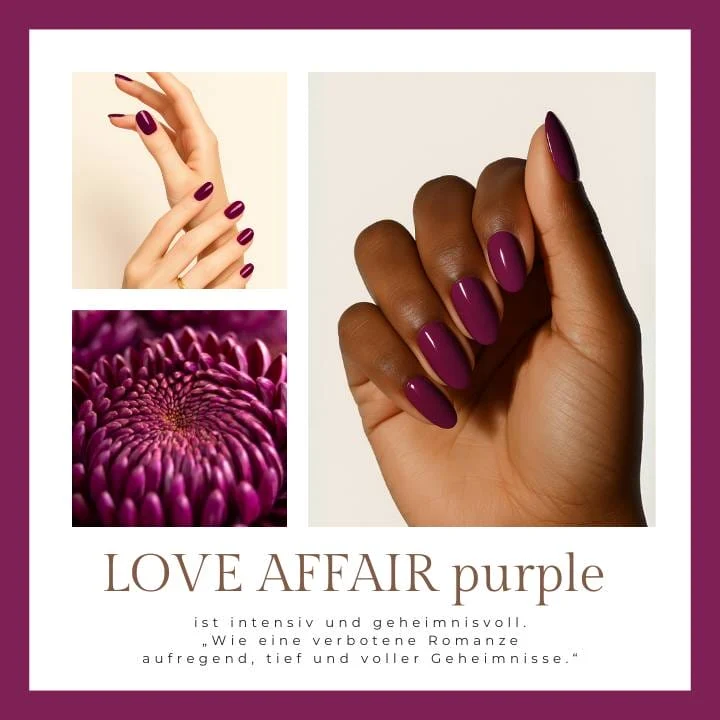 Love Affair Purple UV-Nagelfolie