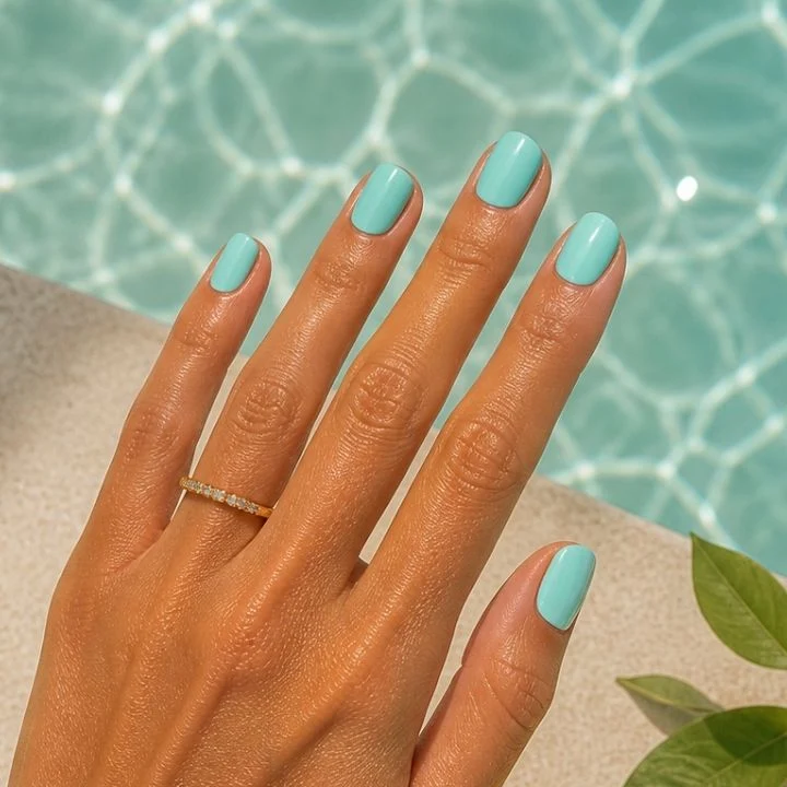 Breeze Türkis UV-Nagelfolie