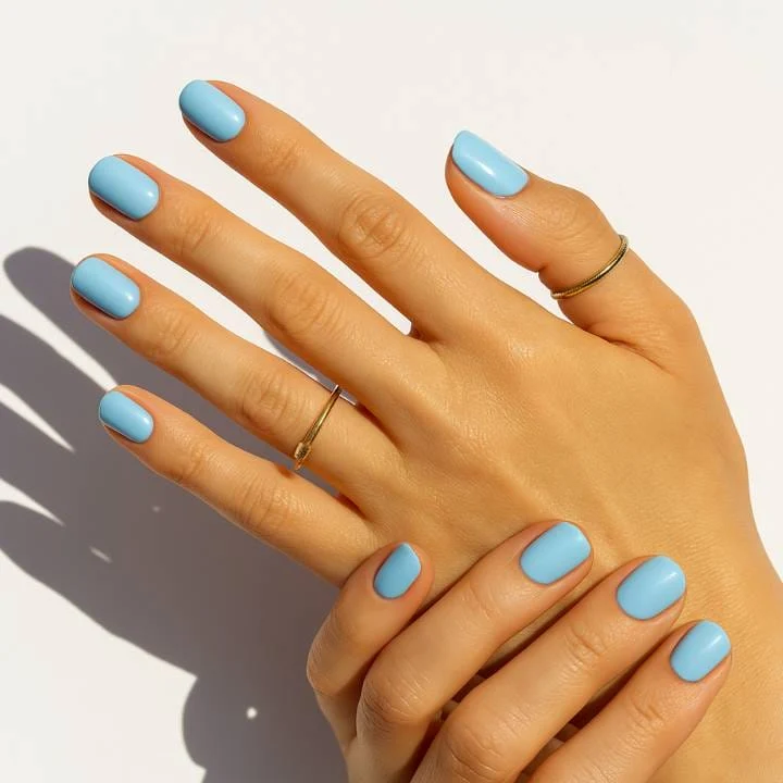 Lagoon blue UV-Nagelfolie