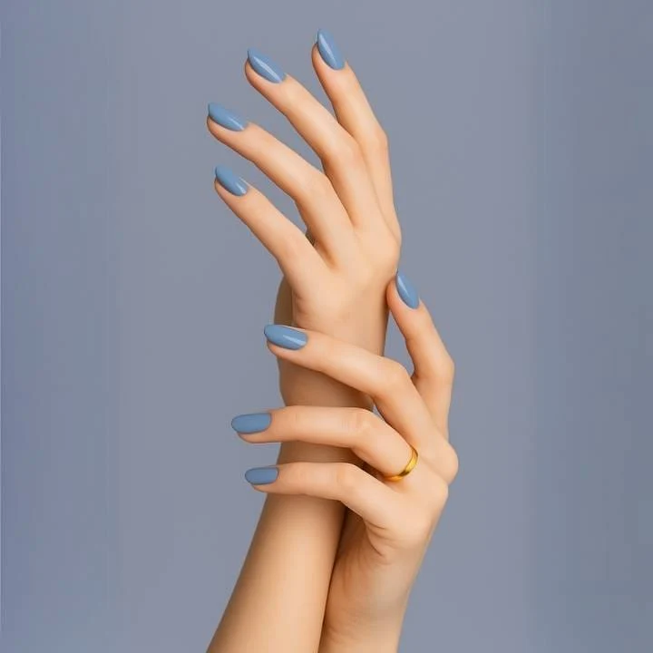 Sky High blue UV-Nagelfolie