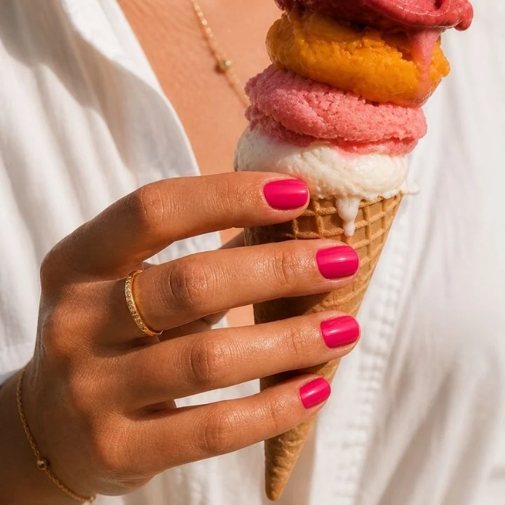 Lolly Pink UV-Nagelfolie