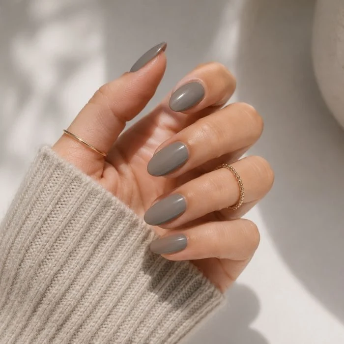 Whisdom Grey UV-Nagelfolie