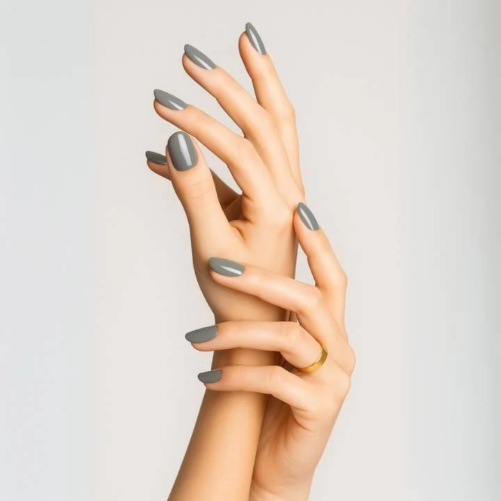 Whisdom Grey UV-Nagelfolie