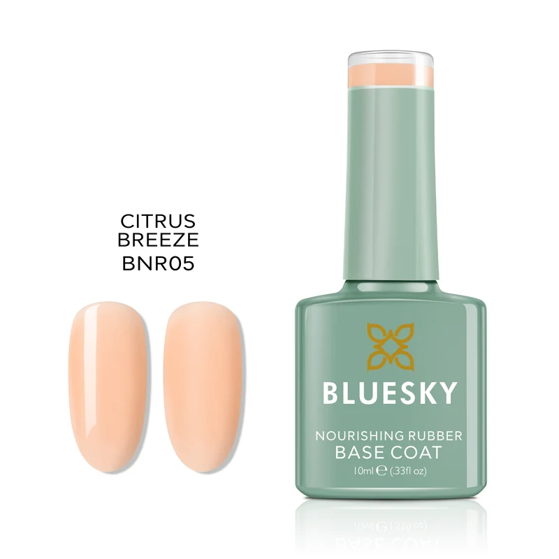 BLUESKY Nourishing Rubber Base Coat BNR05 Citrus Breeze 10ml