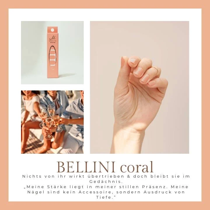 Bellini Coral UV-Nagelfolie