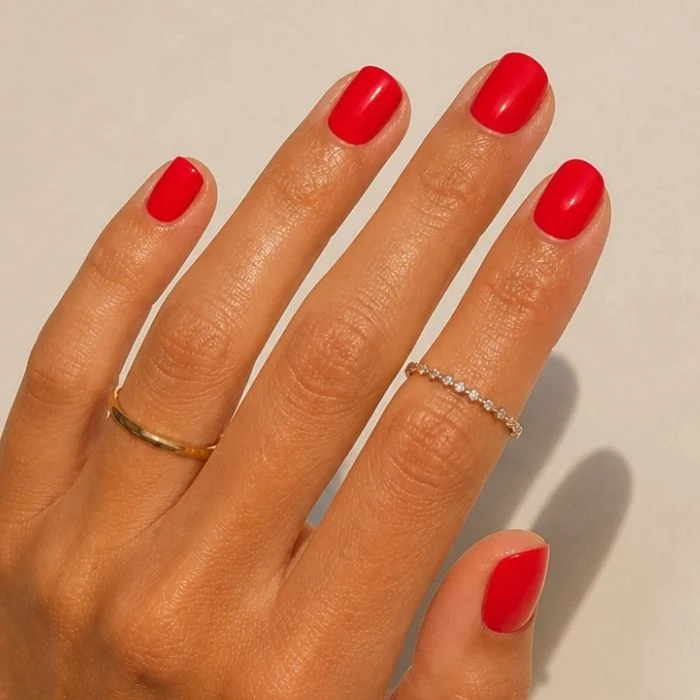 Scandalous Red UV-Nagelfolie