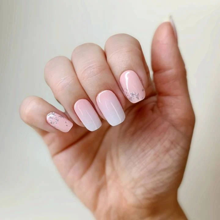 Grace Babyboomer Glitzer UV-Nagelfolie