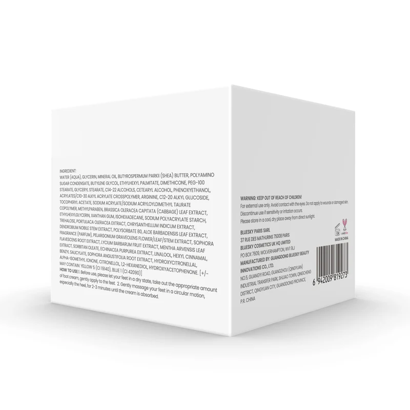 BLUESKY Cabbage Fuß Creme 100g