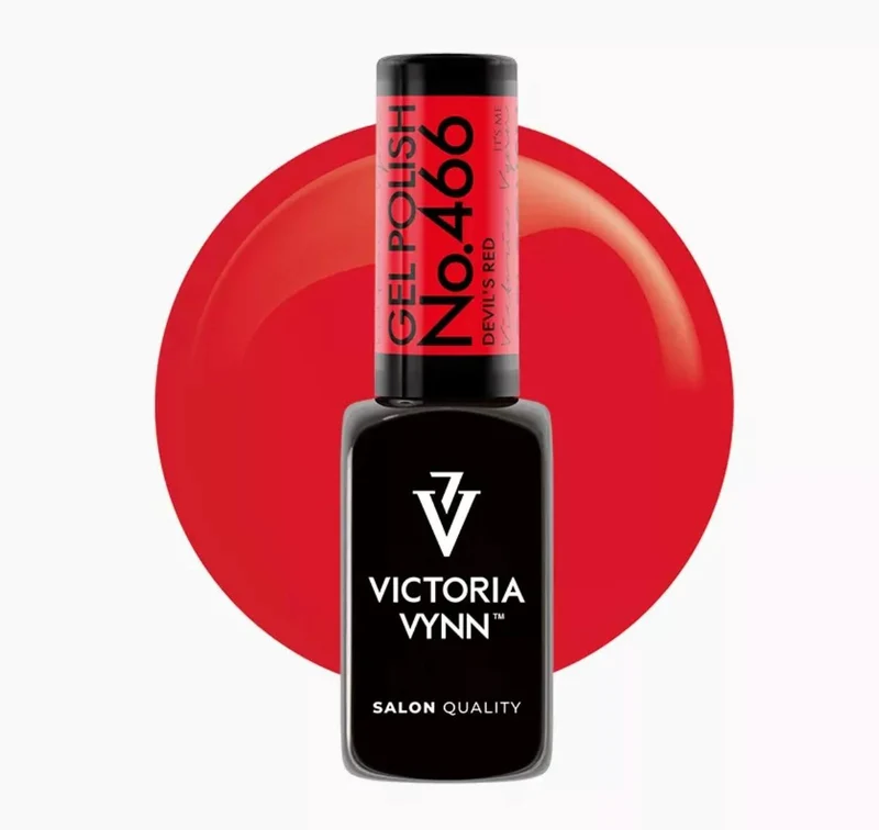 466 Devil`s Red Gel polish 8ml VICTORIA VYNN