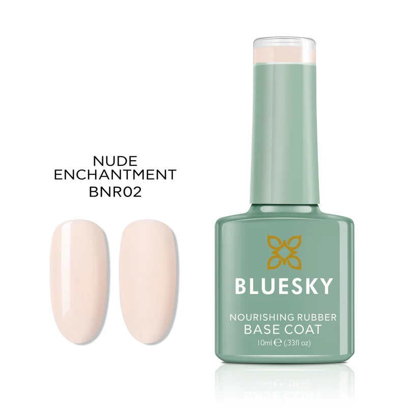 BLUESKY Nourishing Rubber Base Coat BNR02 Nude Enchantment 10ml
