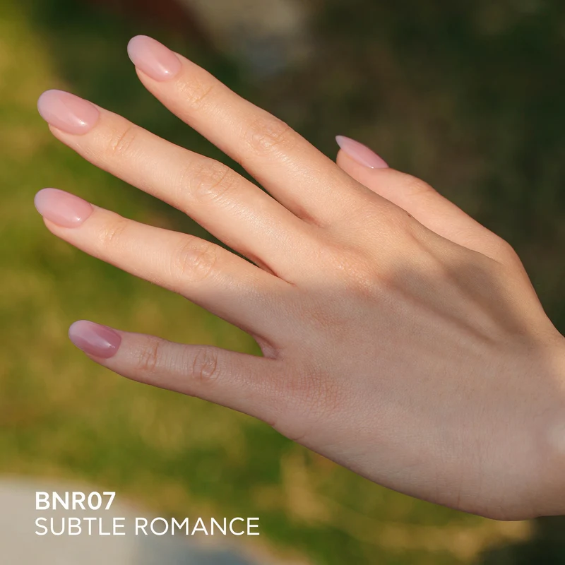 BLUESKY Nourishing Rubber Base Coat BNR07 Subtle Romance 10ml