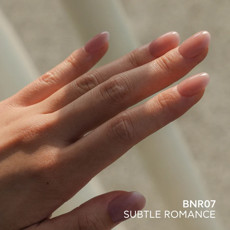 BLUESKY Nourishing Rubber Base Coat BNR07 Subtle Romance 10ml