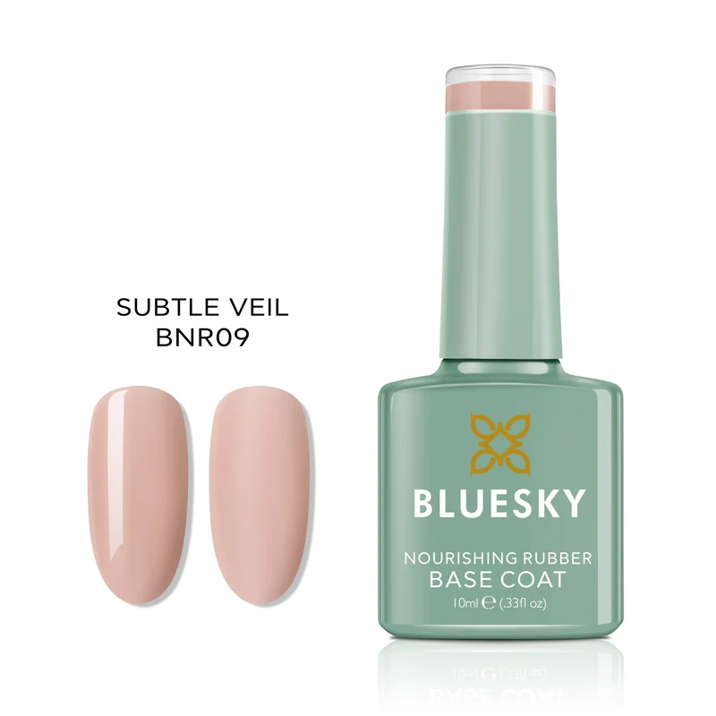 BLUESKY Nourishing Rubber Base Coat BNR09 Subtle Veil 10ml