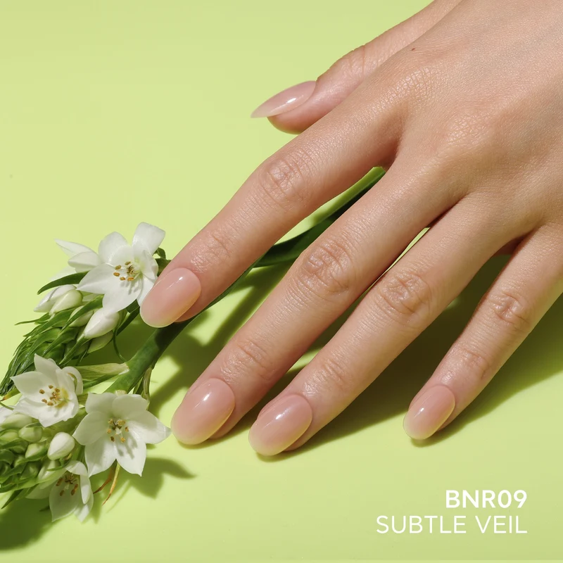 BLUESKY Nourishing Rubber Base Coat BNR09 Subtle Veil 10ml