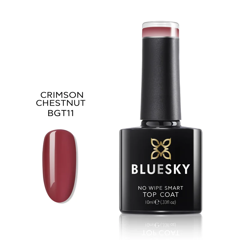 BLUESKY No Wipe Top Coat BGT11 Crimson Chestnut 10ml