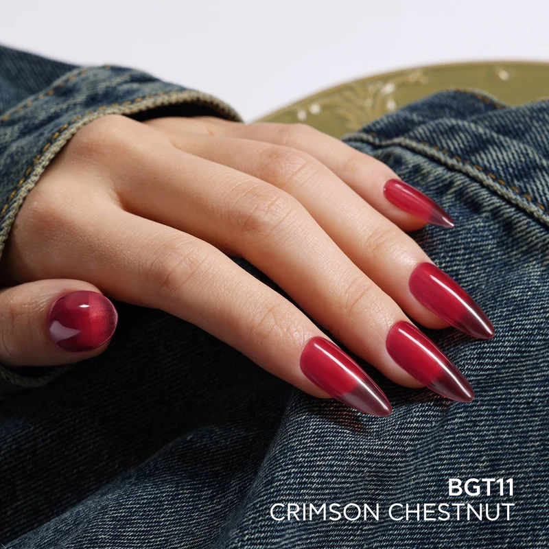 BLUESKY No Wipe Top Coat BGT11 Crimson Chestnut 10ml
