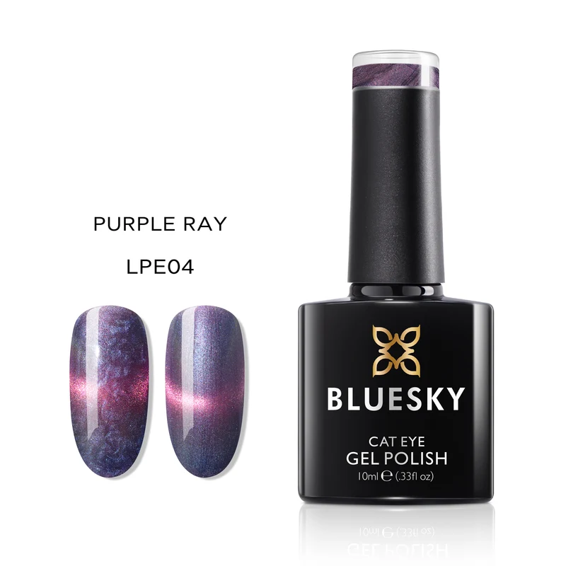 BLUESKY Pearl Cat Eye LPE04 Purple Ray 10ml