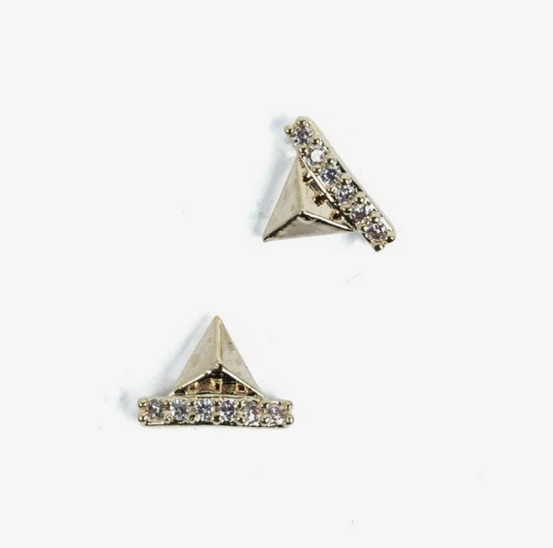 782 Goldene Pyramiden 2 Stk Semilac