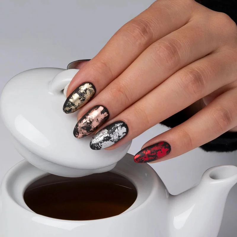 01 Silver Nailart Folie SEMILAC