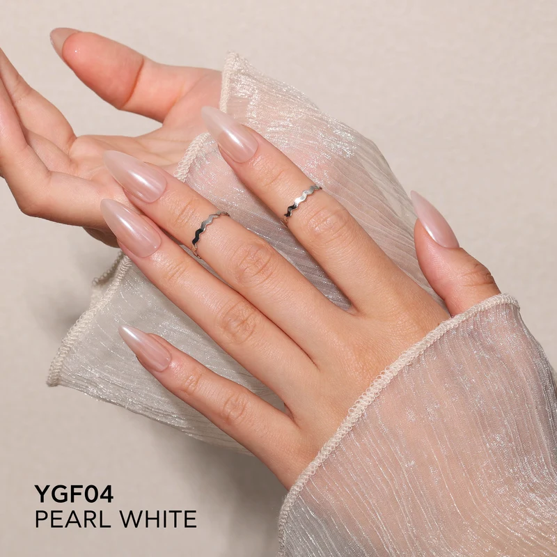 BLUESKY Nail Art Powder YGF04 Pearl White 0,5gr
