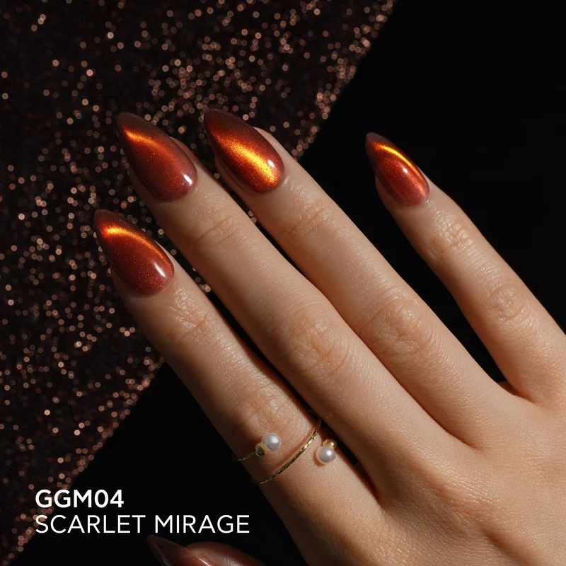 BLUESKY Glowing Gem Cat Eye GGM04 Scarlet Mirage 10ml