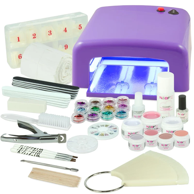 UV Gel Nagelstudio Starter Set Set Soft Nudes