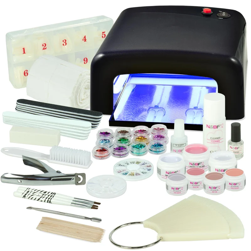 UV Gel Nagelstudio Starter Set Set Soft Nudes