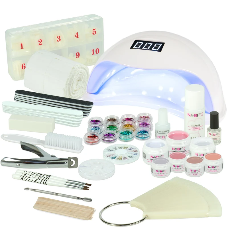 UV Gel Nagelstudio Starter Set Set Soft Nudes