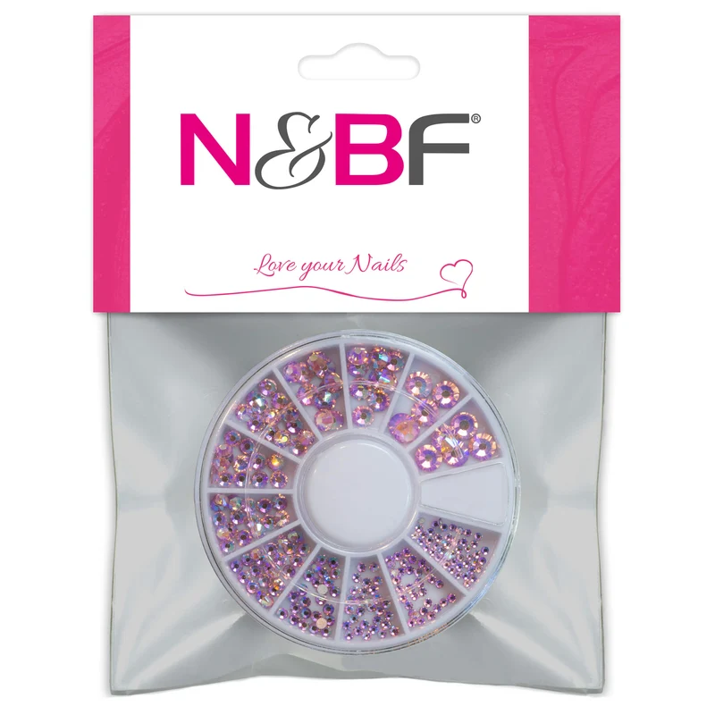 Strasssteine Crystal Rainbow Pink 240 Stck.