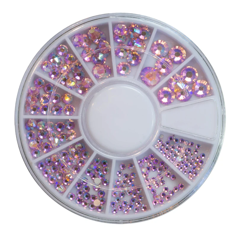 Strasssteine Crystal Rainbow Pink 240 Stck.