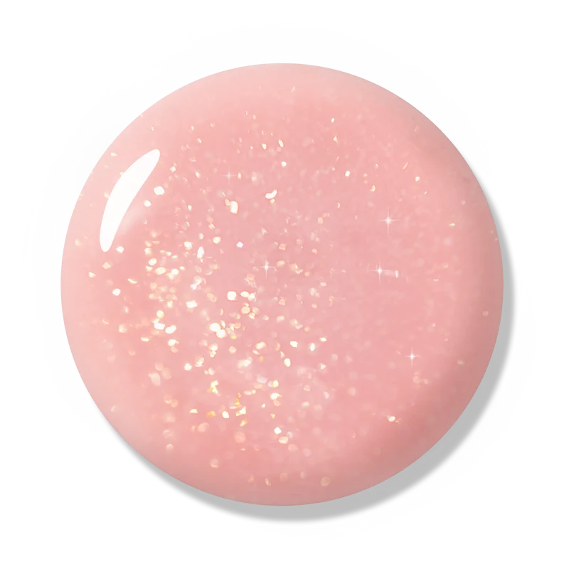BLUESKY Fast & Easy Builder Gel LBA12 Peach Glitz 15ml