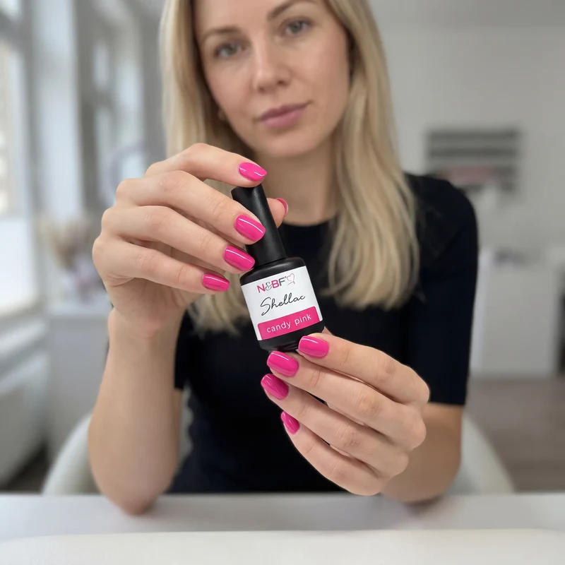 N&BF Shellac Candy Pink 12ml