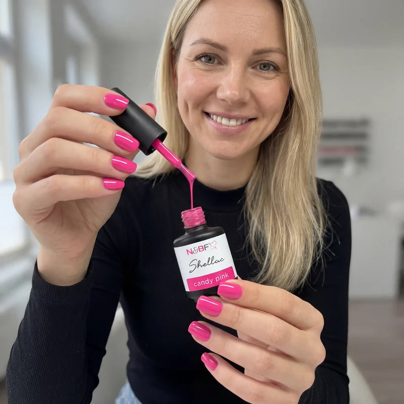 N&BF Shellac Candy Pink 12ml