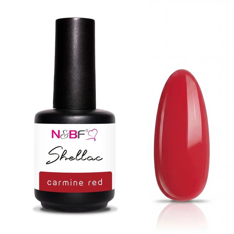 N&BF Shellac Carmine Red 12ml