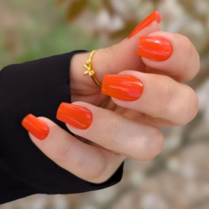 Tiger Orange UV-Nagelfolie