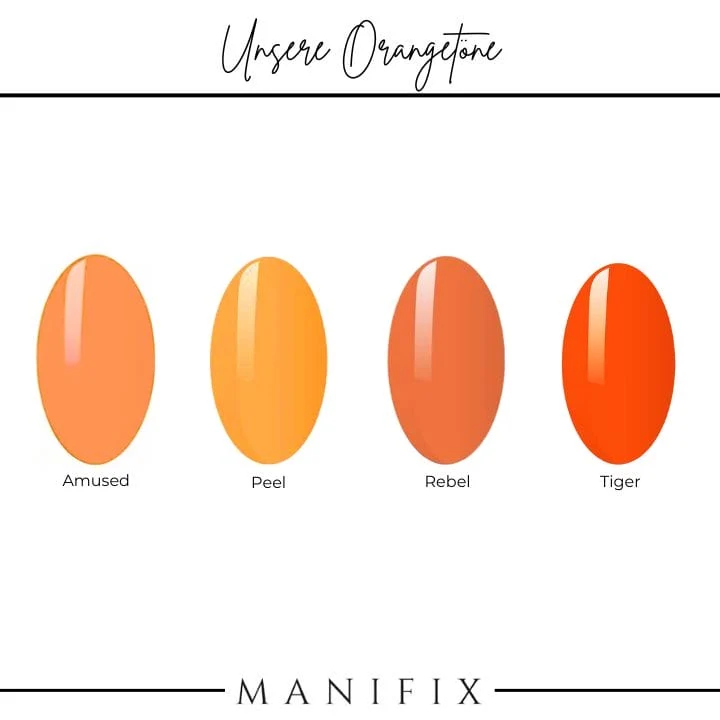 Tiger Orange UV-Nagelfolie