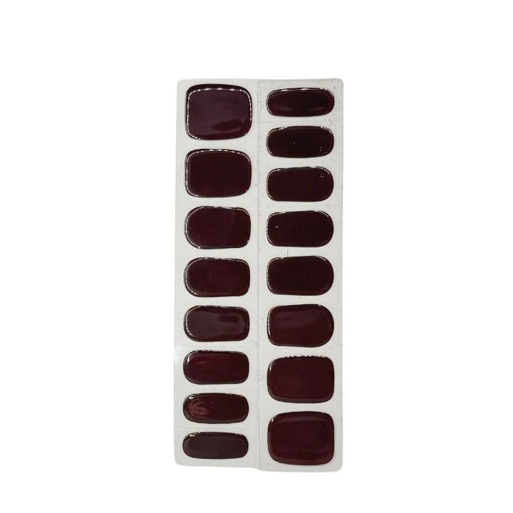 Resolute Red UV-Nagelfolie