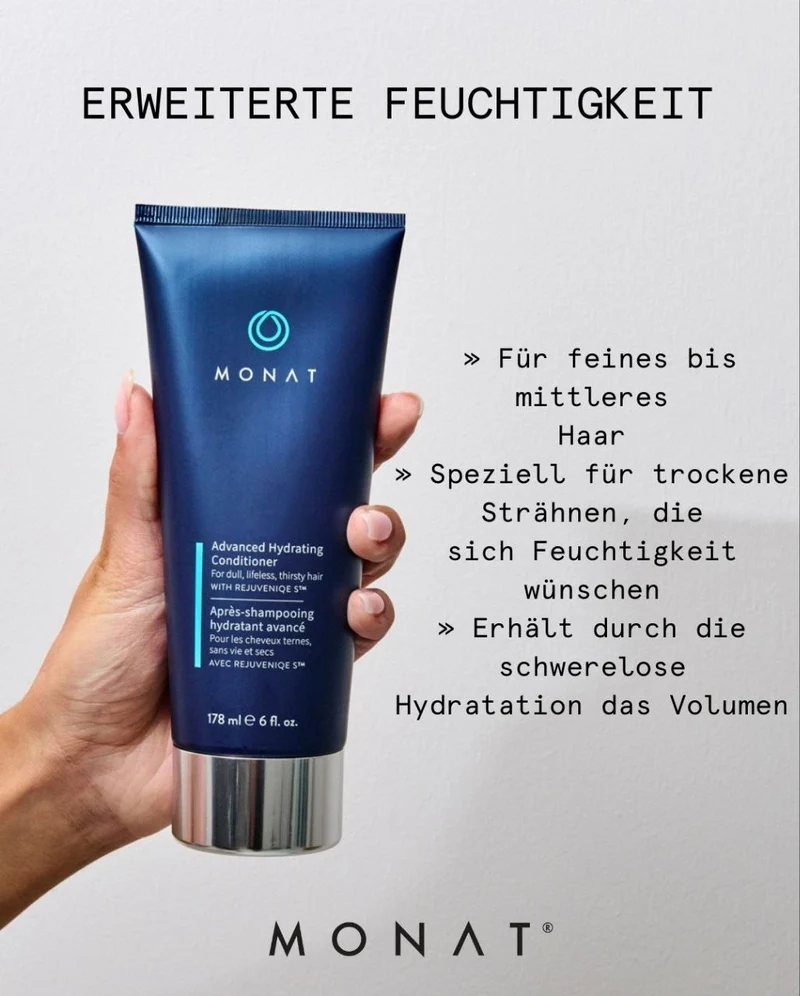 💧 Erweiterte Feuchtigkeitsspülung – federleichte Pflege, intensive Hydration