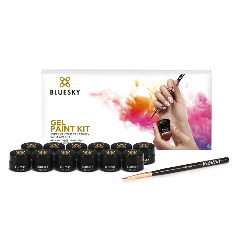 BLUESKY Gel Paint Kit 12 Stück
