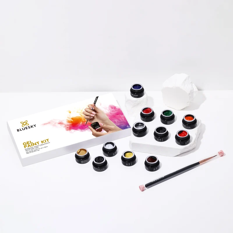 BLUESKY Gel Paint Kit 12 Stück