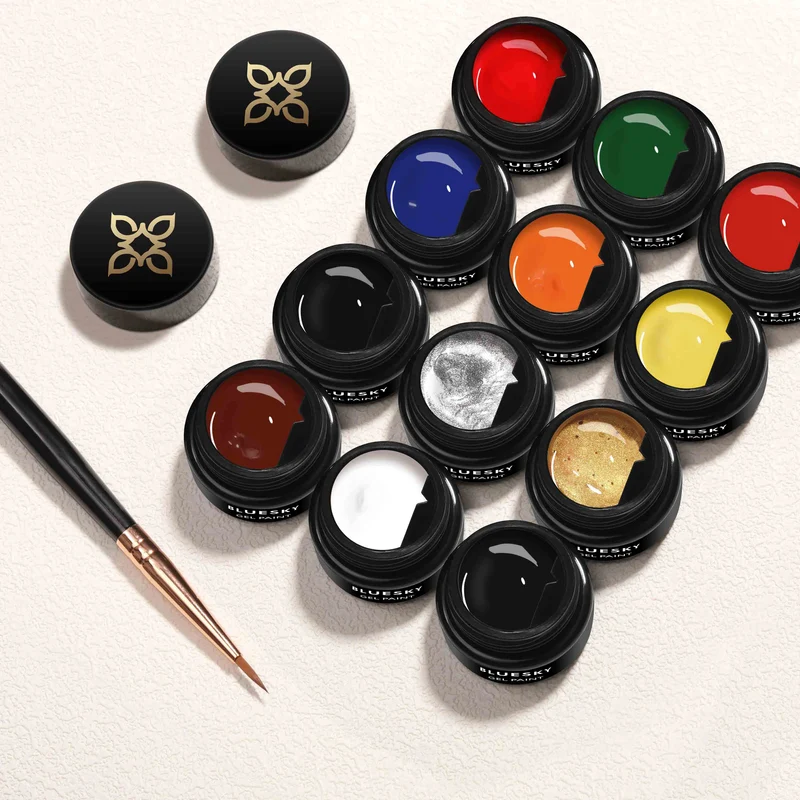 BLUESKY Gel Paint Kit 12 Stück