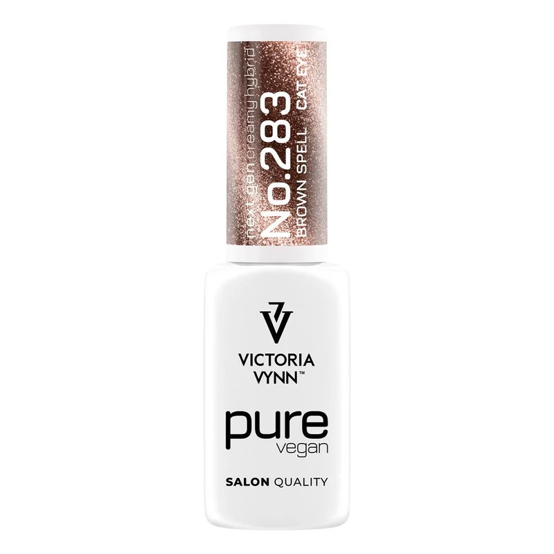 283 Brown Spell CAT EYE Gel polish Vegan Pure Creamy 8ml VICTORIA VYNN