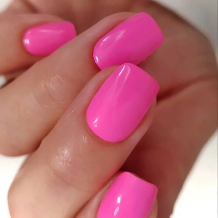 Vivid Neon Pink UV-Nagelfolie