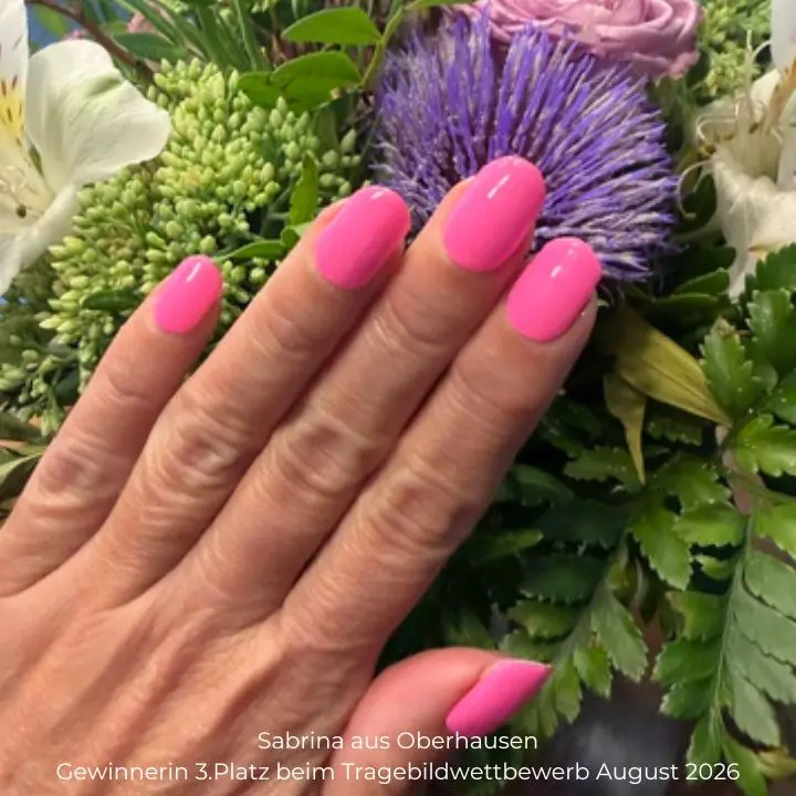 Vivid Neon Pink UV-Nagelfolie