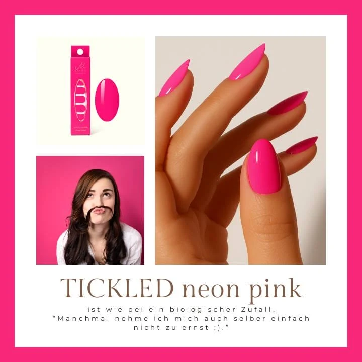 Tickled Neon Pink UV-Nagelfolie