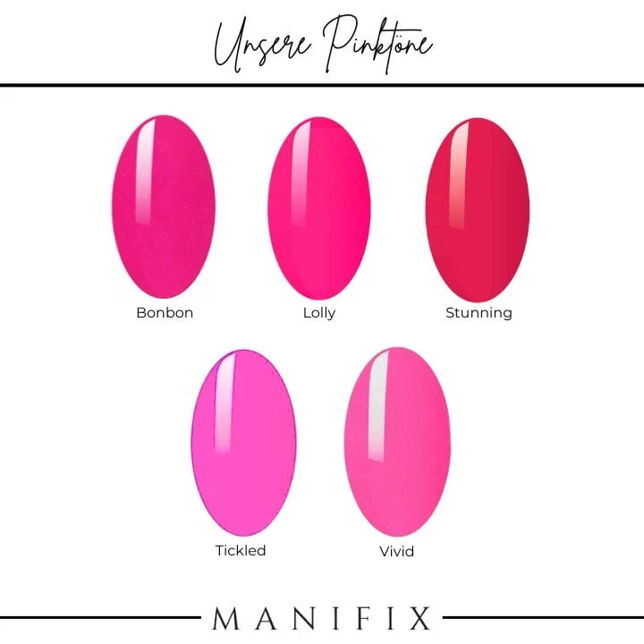 Tickled Neon Pink UV-Nagelfolie